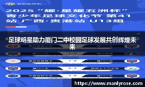 足球明星助力厦门二中校园足球发展共创辉煌未来
